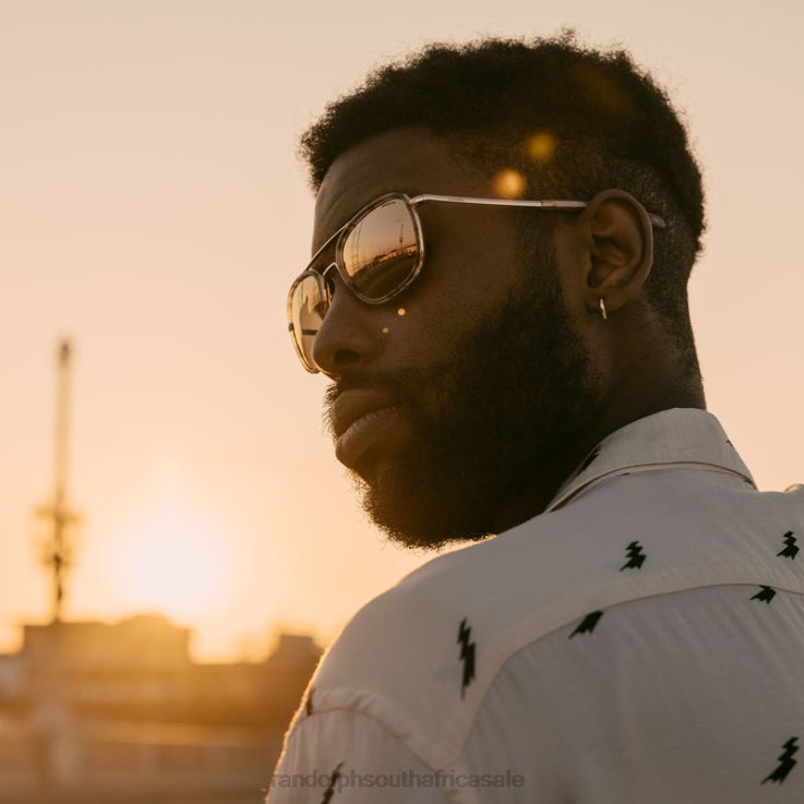 Randolph 22k Rose Gold & Rose Tortoise Inlay & Rose Gold Aviator Fusion 0V6P14 Polarized Nylon Lens