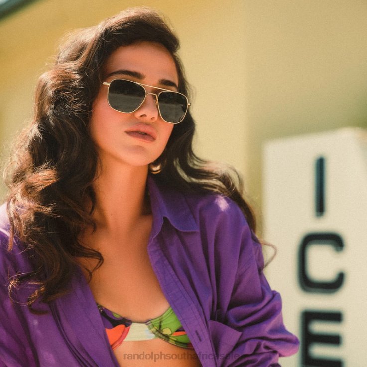 Randolph 23k Gold & AGX Aviator 5 0V6P88 Polarized Glass Lens