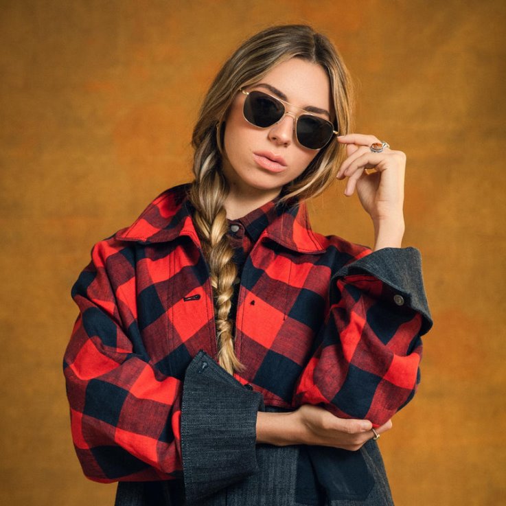 Randolph 23k Gold & American Gray Aviator 3 0V6P66 Polarized Glass Lens