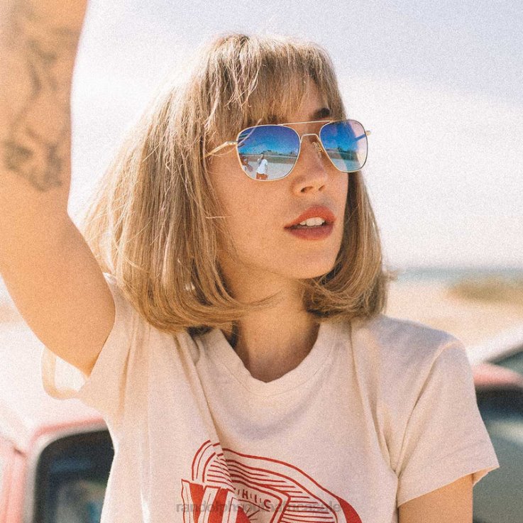 Randolph 23k Gold & Northern Lights Aviator 2 0V6P24 Polarized Gradient Nylon Lens