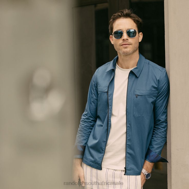 Randolph 23k White Gold & AGX Aviator 1 0V6P5 Polarized Glass Lens