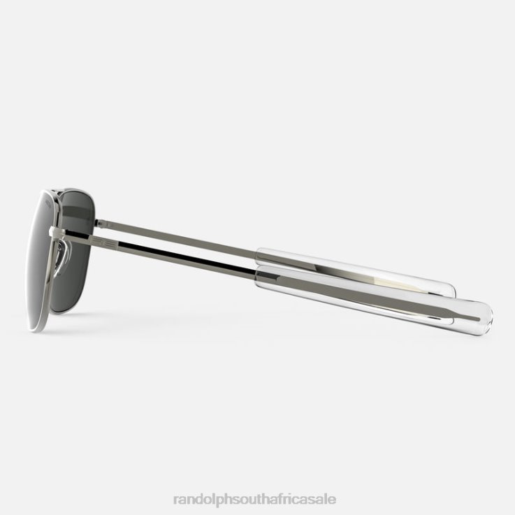 Randolph Gunmetal & American Gray Aviator 7 0V6P114 Polarized Glass Lens