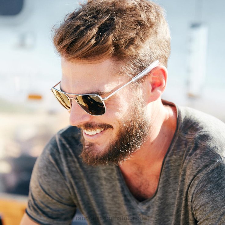 Randolph Matte Chrome & AGX Aviator 7 0V6P111 Non-Polarized Glass Lens