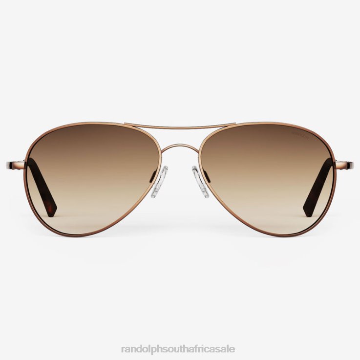 Randolph 22k Chocolate Gold & Cape Sand Amelia 0V6P132 Non-Polarized Gradient Nylon Lens