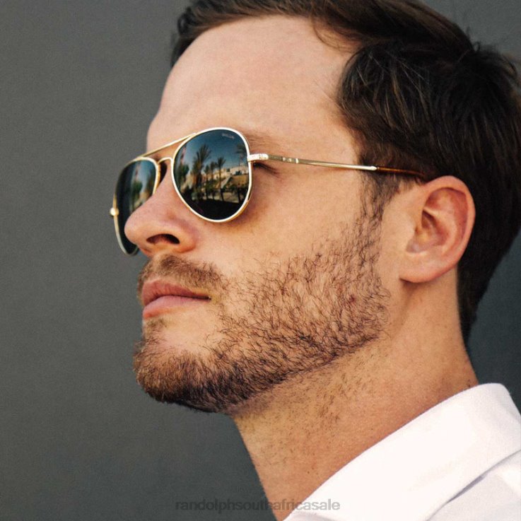 Randolph 23k Gold & American Gray Concorde 1 0V6P26 Polarized Glass Lens