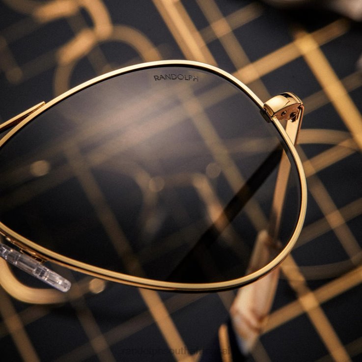 Randolph 23k Gold & American Gray Concorde 1 0V6P2 Polarized Glass Lens