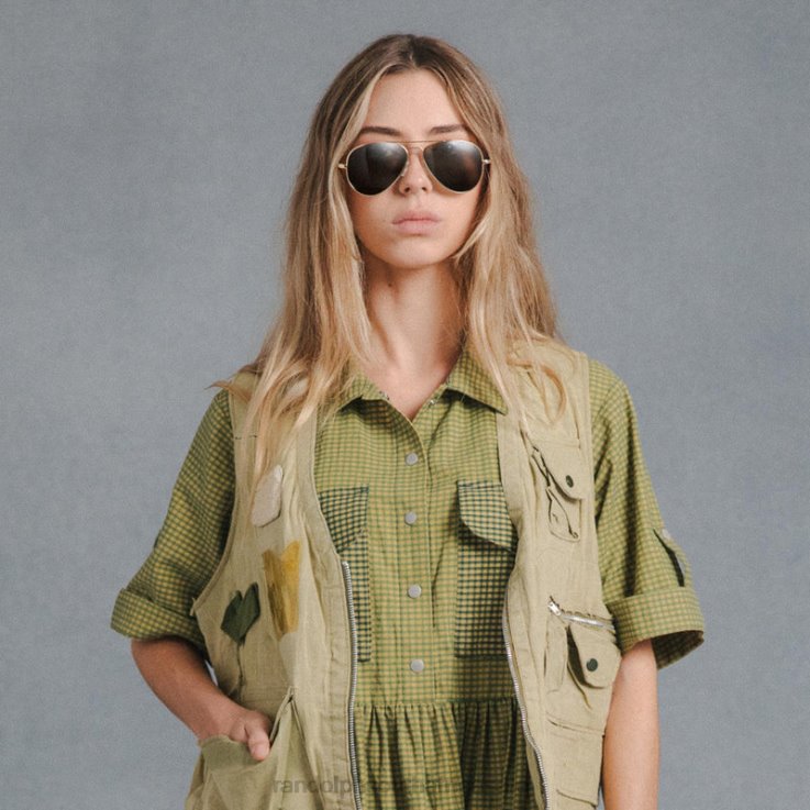 Randolph 23k Gold & American Gray Concorde 1 0V6P2 Polarized Glass Lens