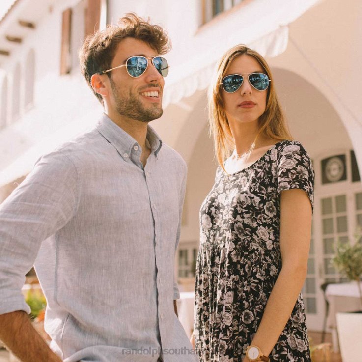 Randolph 23k Gold & Cobalt Concorde 1 0V6P18 Polarized Glass Lens