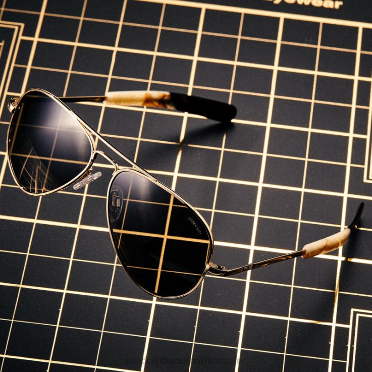 Randolph 23k Gold Concorde 4 0V6P79 Non-Polarized American Gray Lens