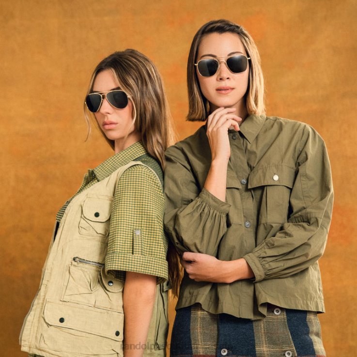 Randolph 23k Gold Concorde 4 0V6P79 Non-Polarized American Gray Lens