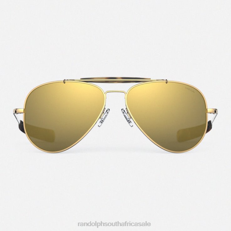 Randolph 23k Gold & Gold Flash Sportsman 0V6P10 Polarized Glass Lens