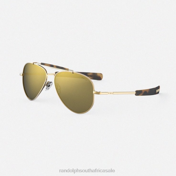 Randolph 23k Gold & Gold Flash Sportsman 0V6P10 Polarized Glass Lens