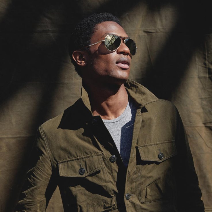 Randolph 23k Gold & Gold Flash Sportsman 0V6P10 Polarized Glass Lens