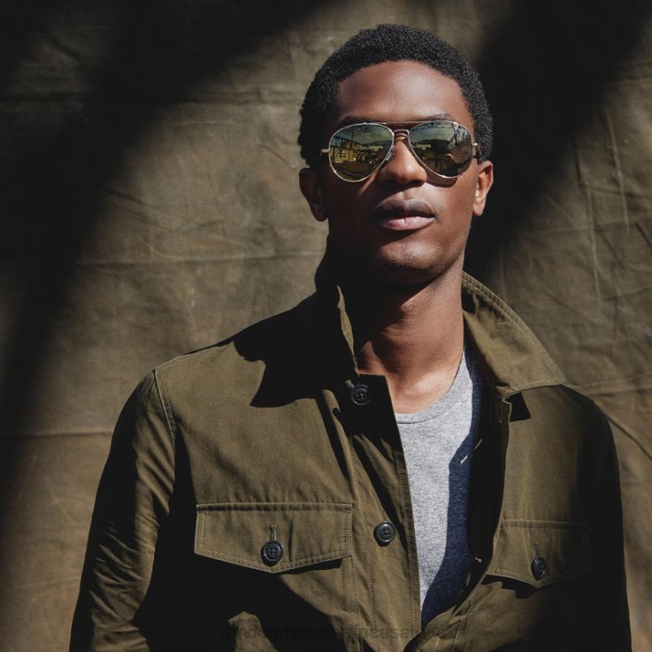 Randolph 23k Gold & Gold Flash Sportsman 0V6P10 Polarized Glass Lens