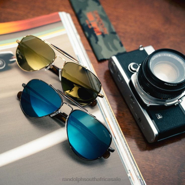 Randolph 23k Gold & Gold Flash Sportsman 0V6P10 Polarized Glass Lens