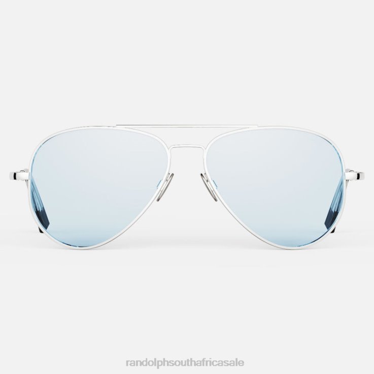 Randolph 23k White Gold & Blue Hydro Concorde 3 0V6P52 Non-Polarized Glass Lens