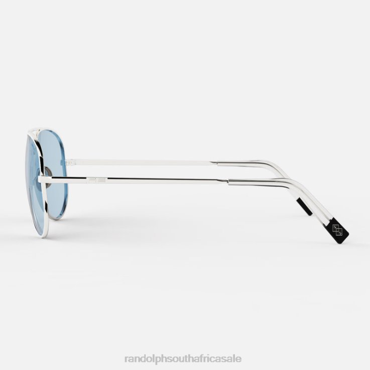 Randolph 23k White Gold & Blue Hydro Concorde 3 0V6P52 Non-Polarized Glass Lens