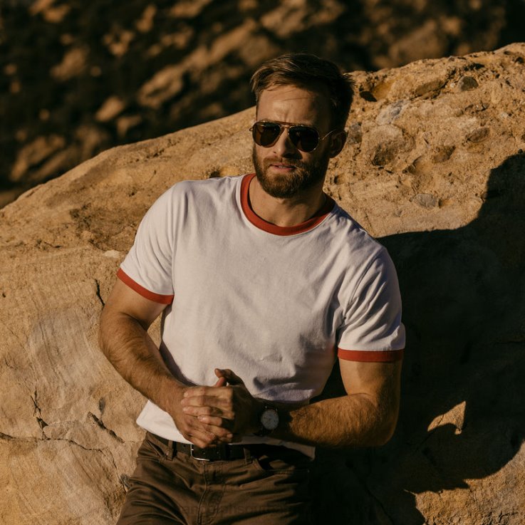 Randolph Bright Chrome & AGX Sportsman 0V6P53 Polarized Glass Lens