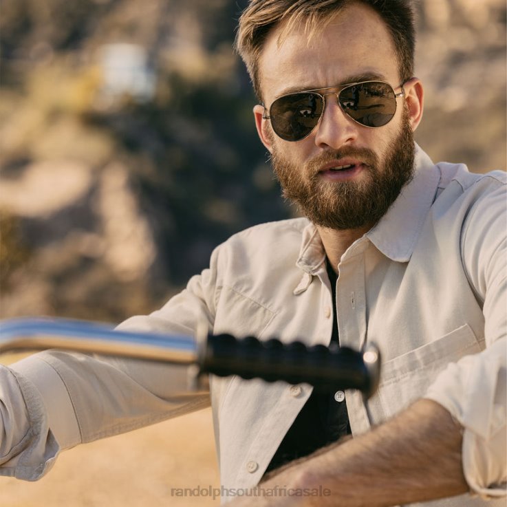 Randolph Gunmetal & AGX Concorde 3 0V6P49 Polarized Glass Lens