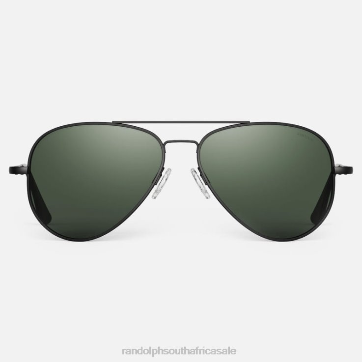 Randolph Matte Black & AGX Concorde 4 0V6P124 Non-Polarized Glass Lens