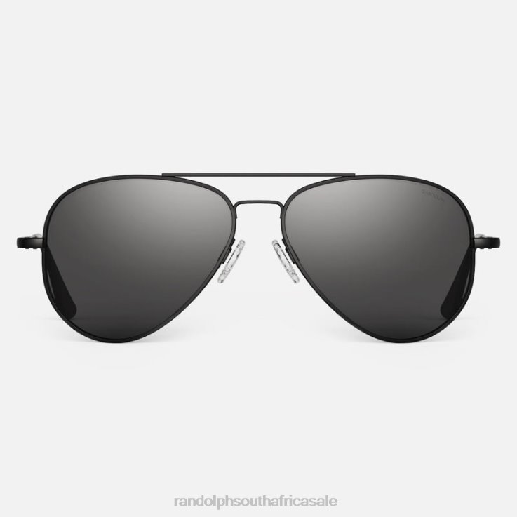 Randolph Matte Black & American Gray Concorde 2 0V6P47 Polarized Glass Lens