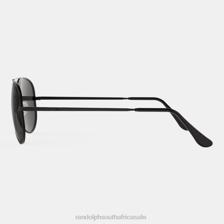 Randolph Matte Black & American Gray Concorde 2 0V6P47 Polarized Glass Lens