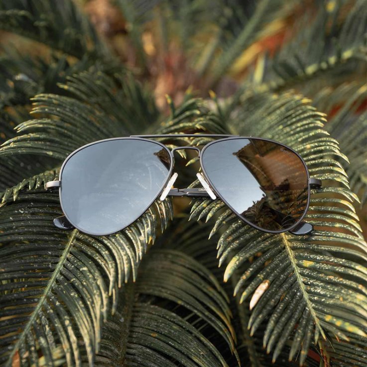 Randolph Matte Black & American Gray Concorde 2 0V6P47 Polarized Glass Lens