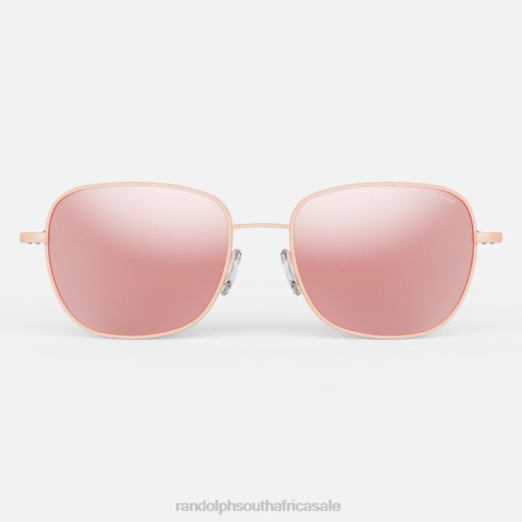 Randolph 22k Blush Gold & Rose Gold Cecil 0V6P62 Polarized Nylon Lens