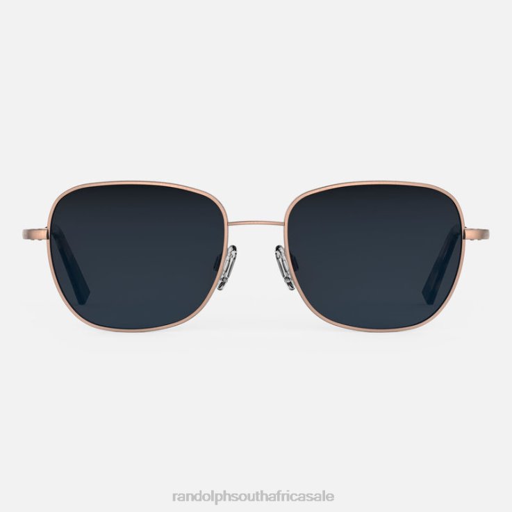 Randolph 22k Satin Rose Gold & Slate Cecil 0V6P60 Polarized Gradient Nylon Lens