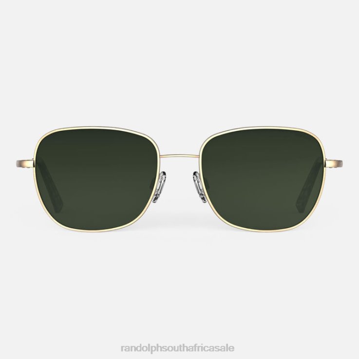 Randolph 23k Satin Gold & Evergreen Cecil 0V6P61 Polarized Gradient Nylon Lens