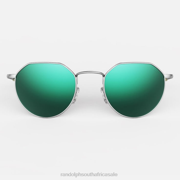 Randolph Matte Chrome & Acadian Hamilton 0V6P80 Polarized Mirror Nylon Lens