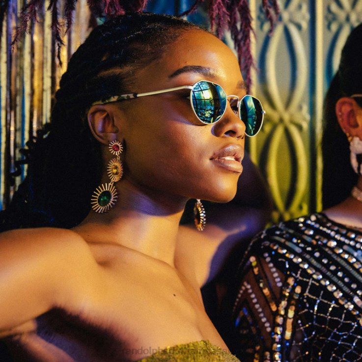 Randolph Matte Chrome & Acadian Hamilton 0V6P80 Polarized Mirror Nylon Lens