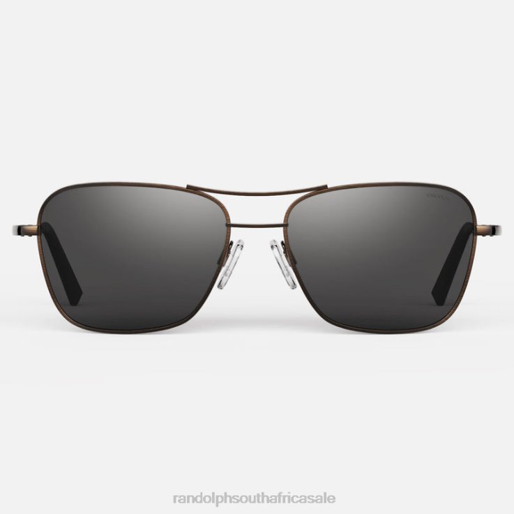 Randolph Bronze Oxide & American Gray Corsair 0V6P70 Polarized Glass Lens