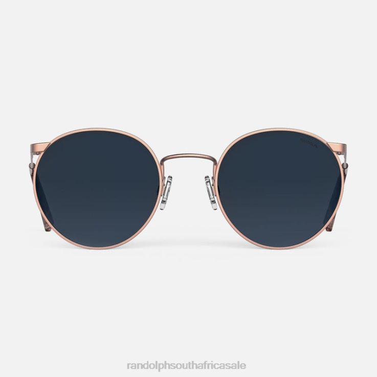 Randolph 22k Satin Rose Gold & Slate P3 0V6P40 Polarized Gradient Nylon Lens