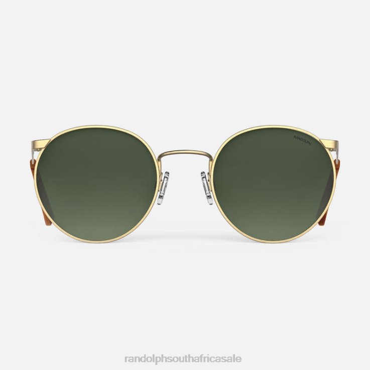 Randolph 23k Satin Gold & Evergreen P3 0V6P41 Polarized Gradient Nylon Lens