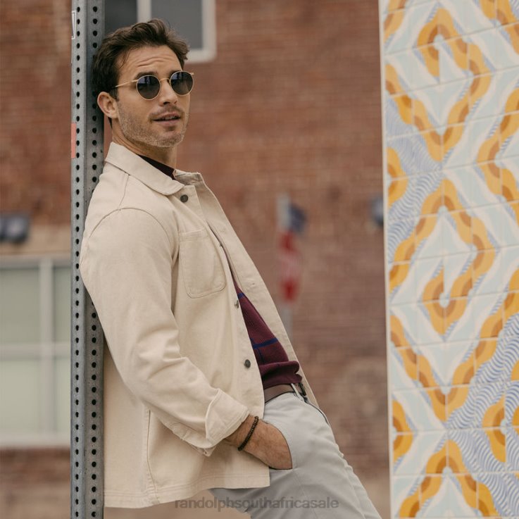 Randolph 23k Satin Gold & Evergreen P3 0V6P41 Polarized Gradient Nylon Lens