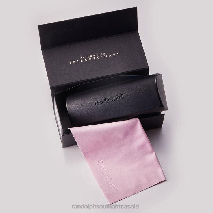 Randolph Satin Silver & Coastal Gray P3 0V6P54 Polarized Gradient Nylon Lens